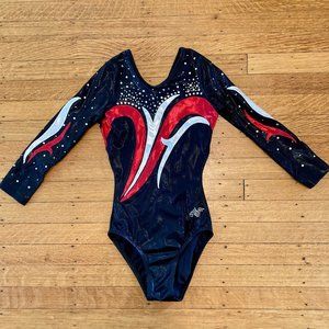 Competition Gymnastics Leotard Swarovski Crystals